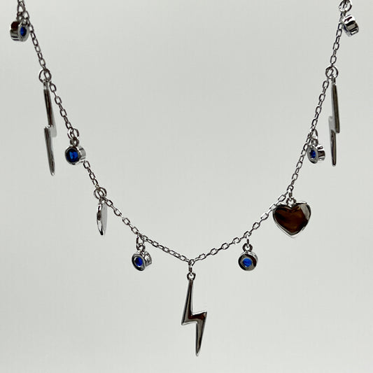 💙✨ BlueAura Energy 925 Silver Bracelet