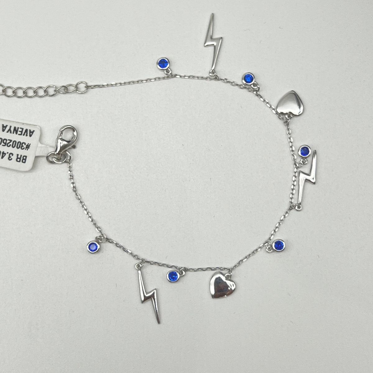 💙✨ BlueAura Energy 925 Silver Bracelet