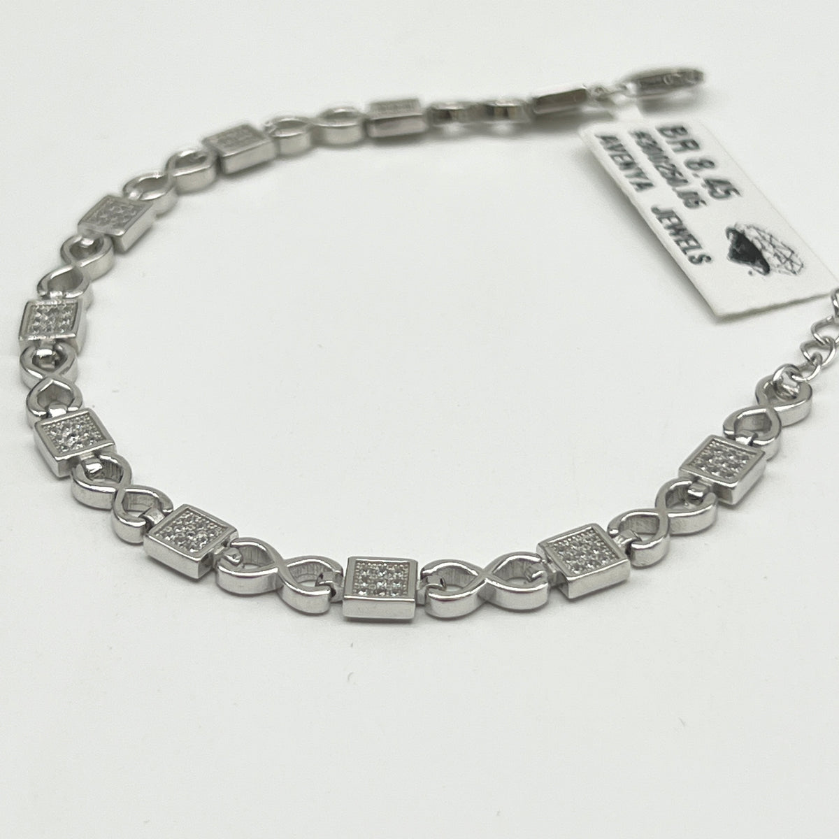 ♾️✨ Infinity Luxe 925 Silver Swarovski Bracelet