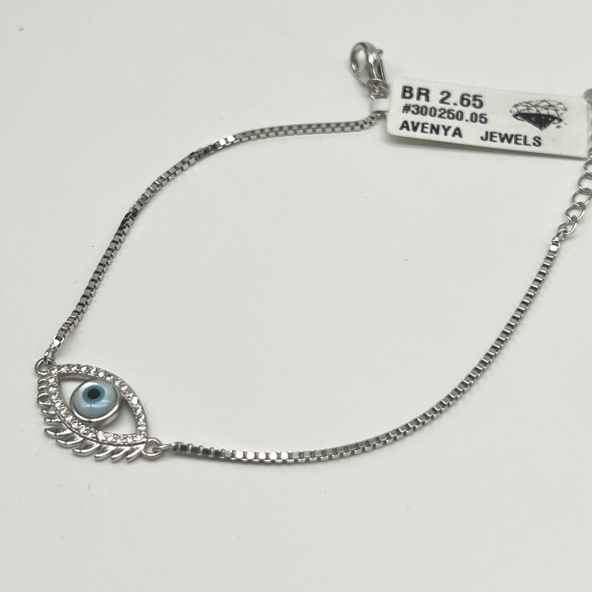 🧿✨ AuraShield 925 Silver Evil Eye Bracelet