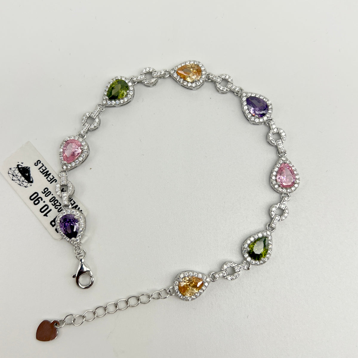 💎✨ AuroraDrop 925 Silver Bracelet