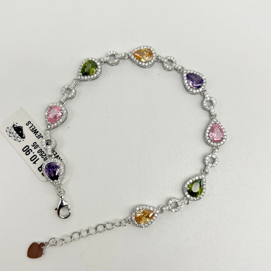 💎✨ AuroraDrop 925 Silver Bracelet