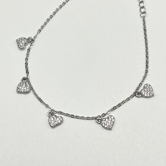 ❤️✨ LumiHeart Charm 925 Silver Bracelet