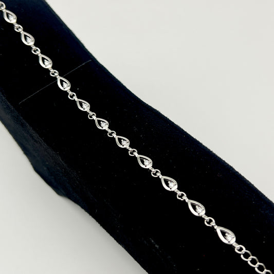 💧💎 Vellora Drop 925 Silver Bracelet