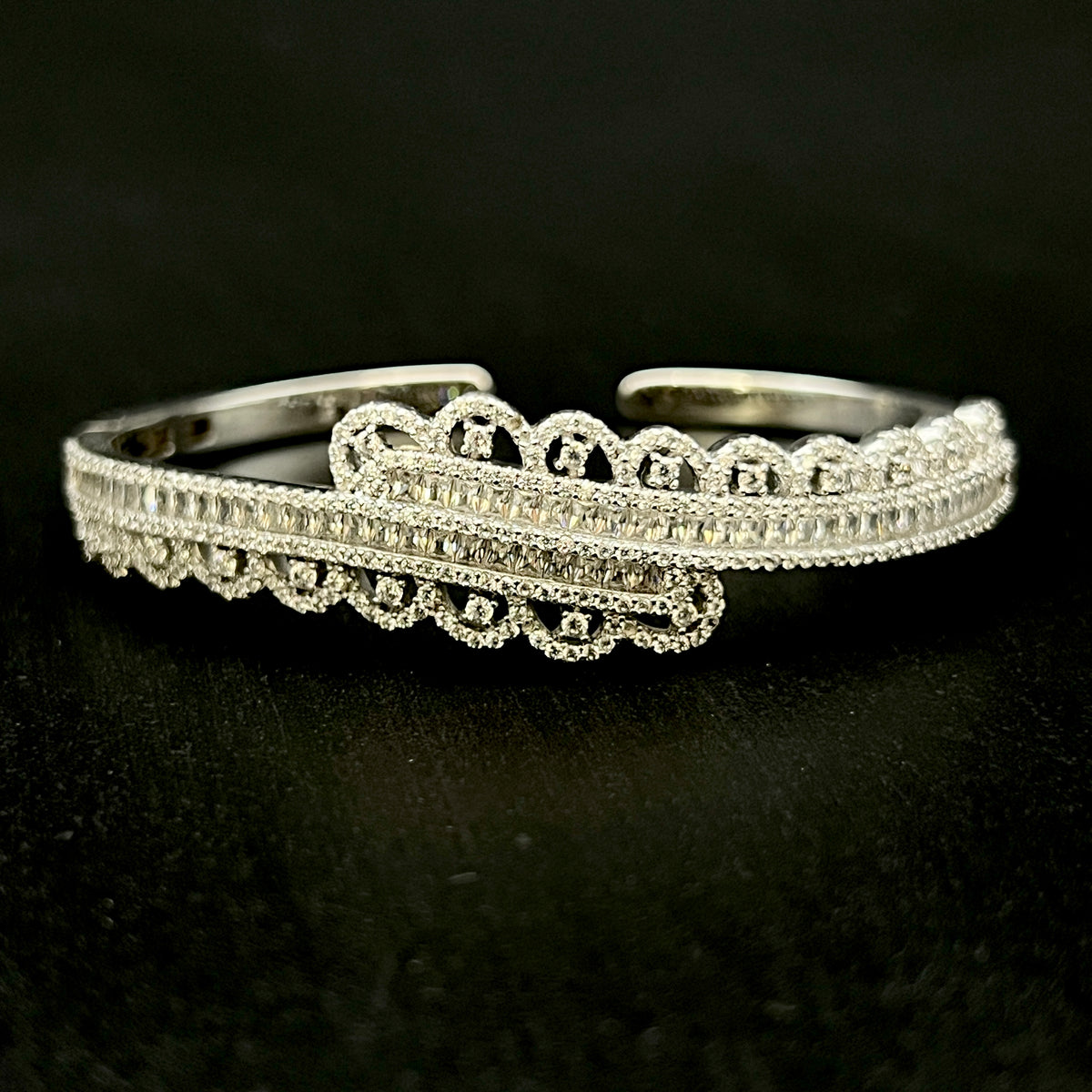 ✨ Filigra Shine 925 Silver Bangle 💎