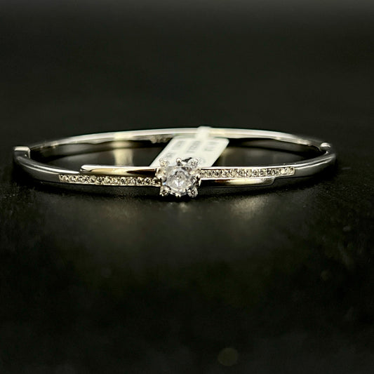 🌻 Solara Bloom 925 Silver Bangle ✨💎