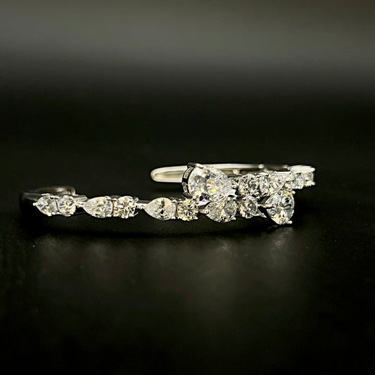 💎✨ Brillora Solitaire 925 Silver Bangle