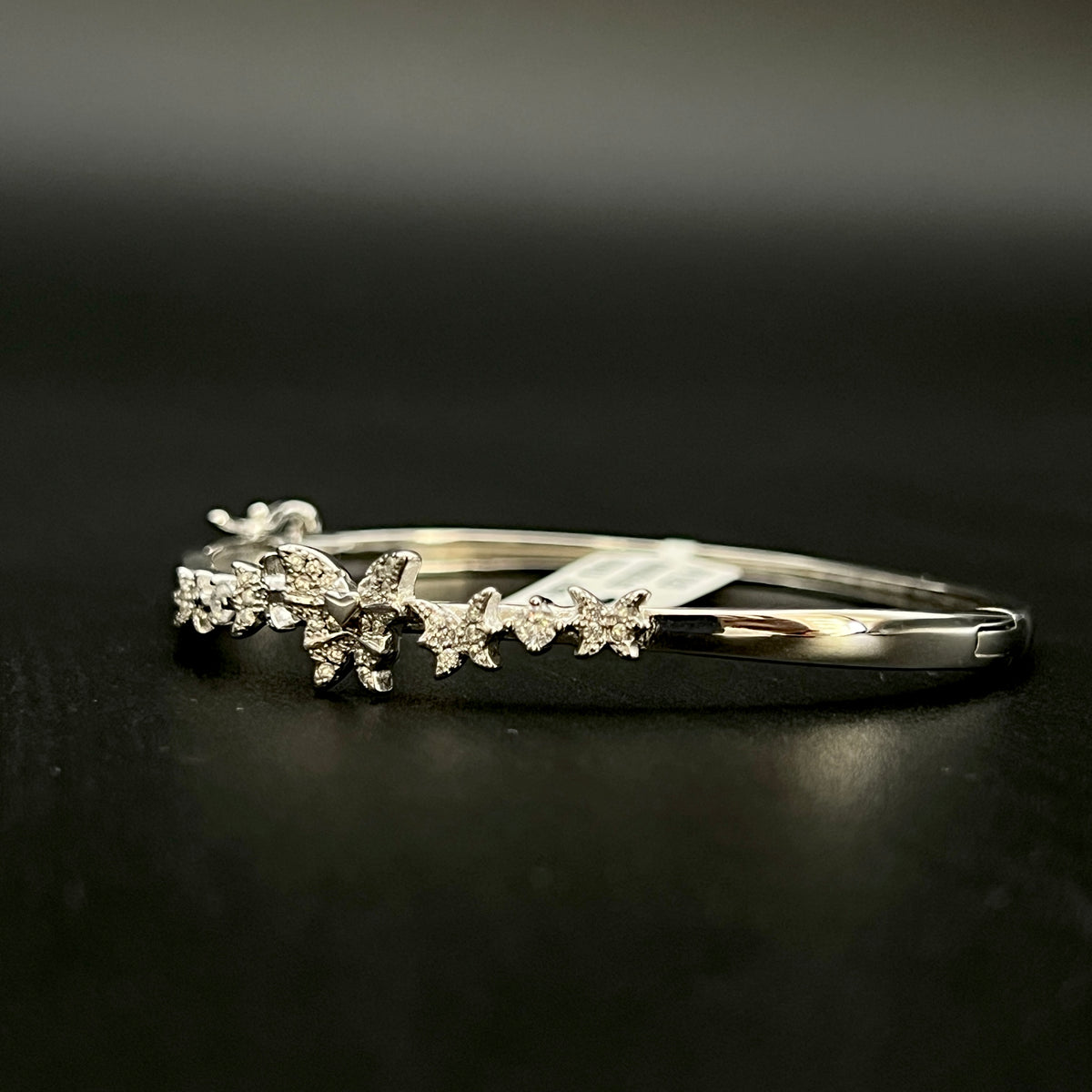 🦋✨ Papillora Swarovski 925 Silver Bangle 💎