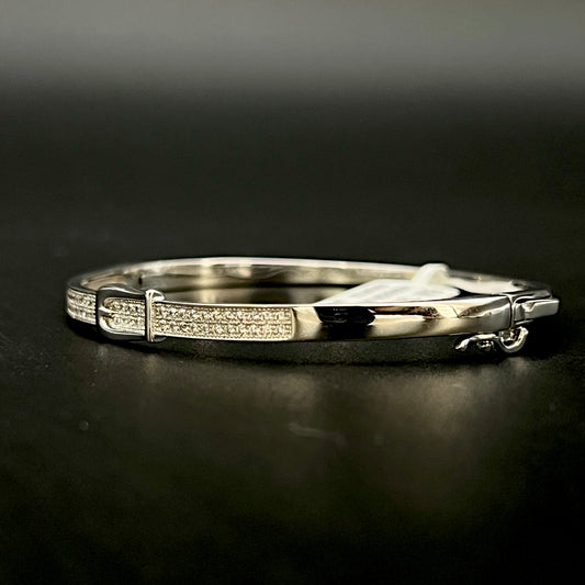 🧡✨ Élora Équestre 925 Silver Bangle 💎