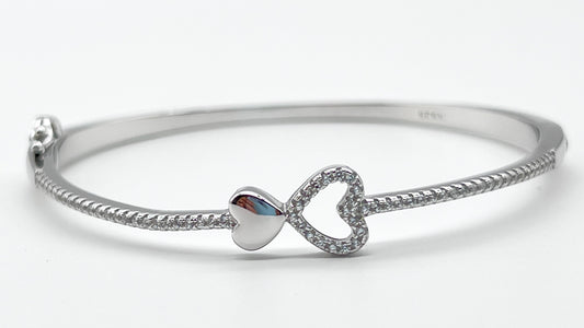 925 Sterling Silver Love Bangle ❤️✨
