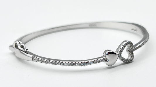 925 Sterling Silver Love Bangle ❤️✨