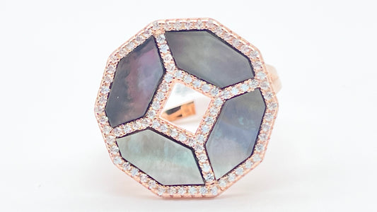 Rosé Eclipse Ring 🌘🌹