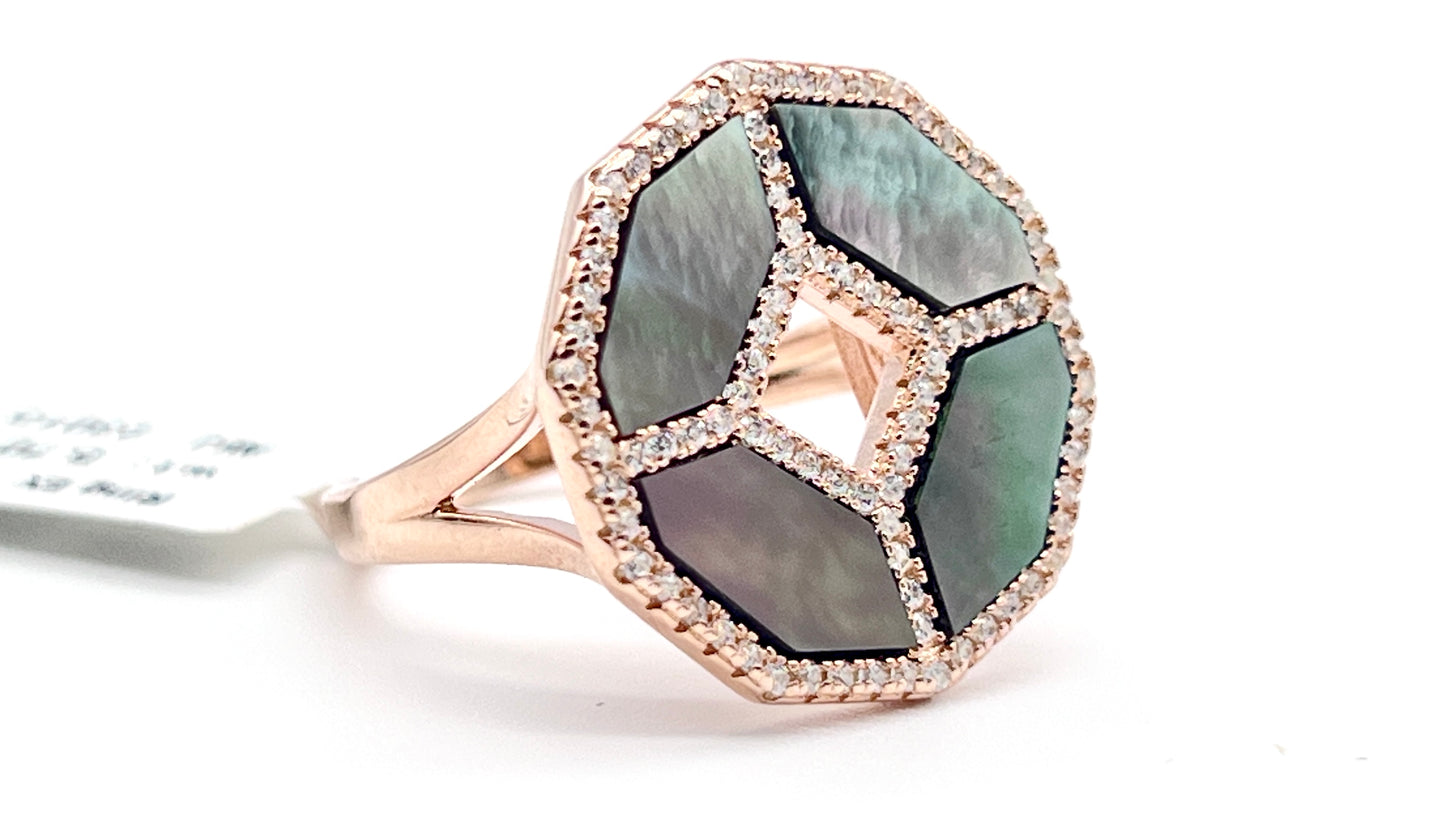 Rosé Eclipse Ring 🌘🌹