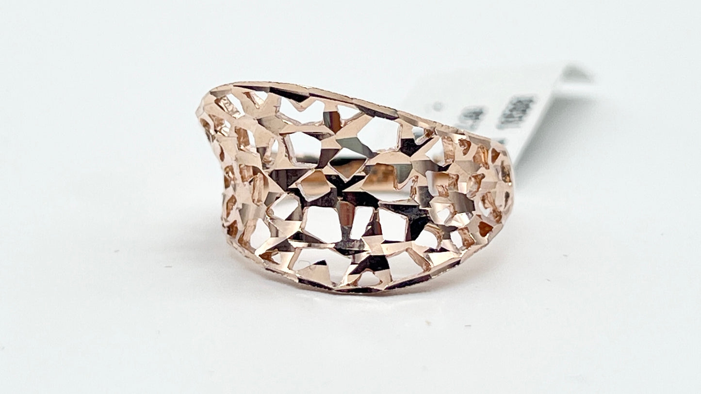 🌸 Rose Filigree Elegance Ring