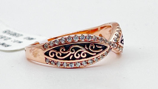 ObsidianRosé Ring 🌹💎