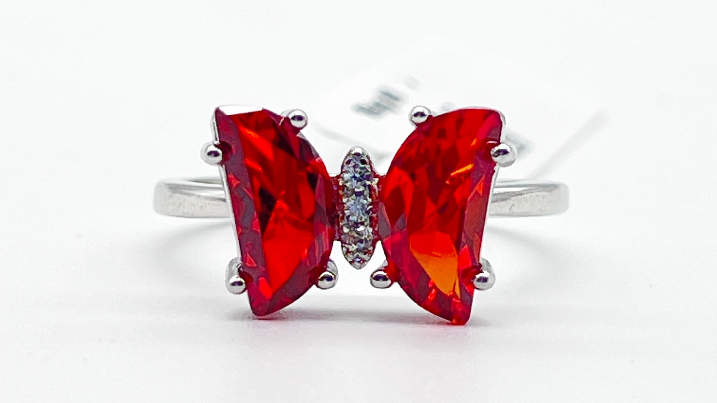 🦋 GemFlare Butterfly Ring