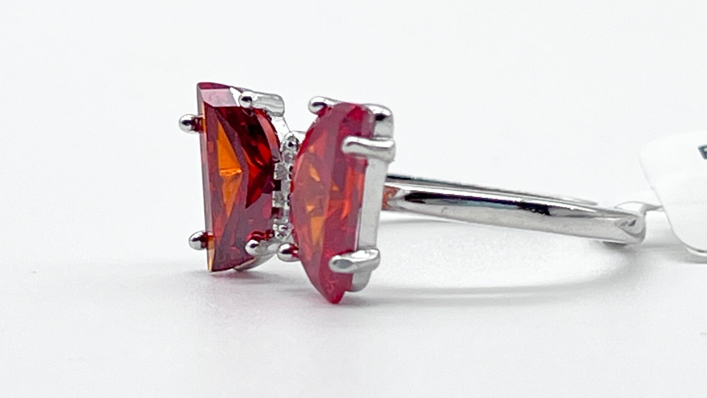 🦋 GemFlare Butterfly Ring