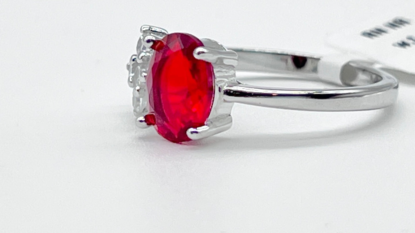 ❤️ Ruby Nova Ring 💎✨