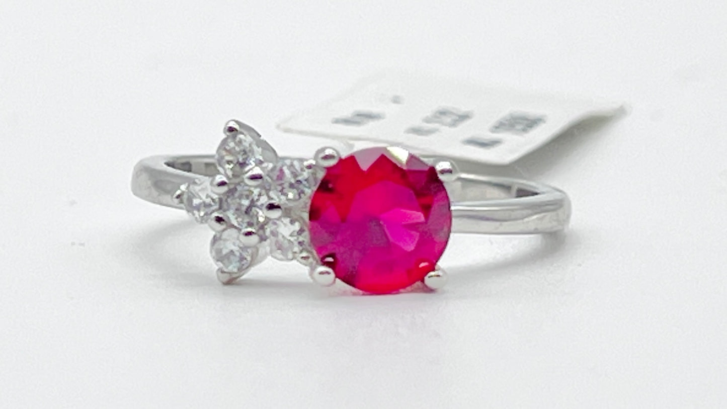 ❤️ Ruby Star Ring 💎✨