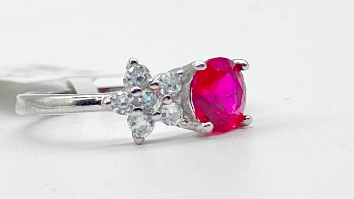 ❤️ Ruby Star Ring 💎✨