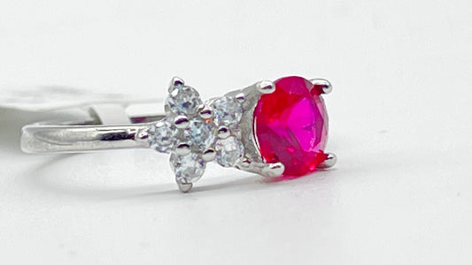 ❤️ Ruby Star Ring 💎✨