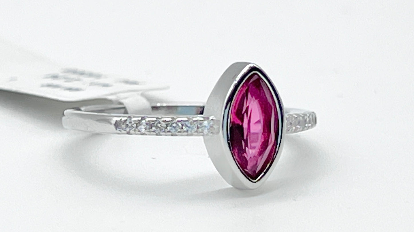 💎 Crimson Halo Ring ❤️✨