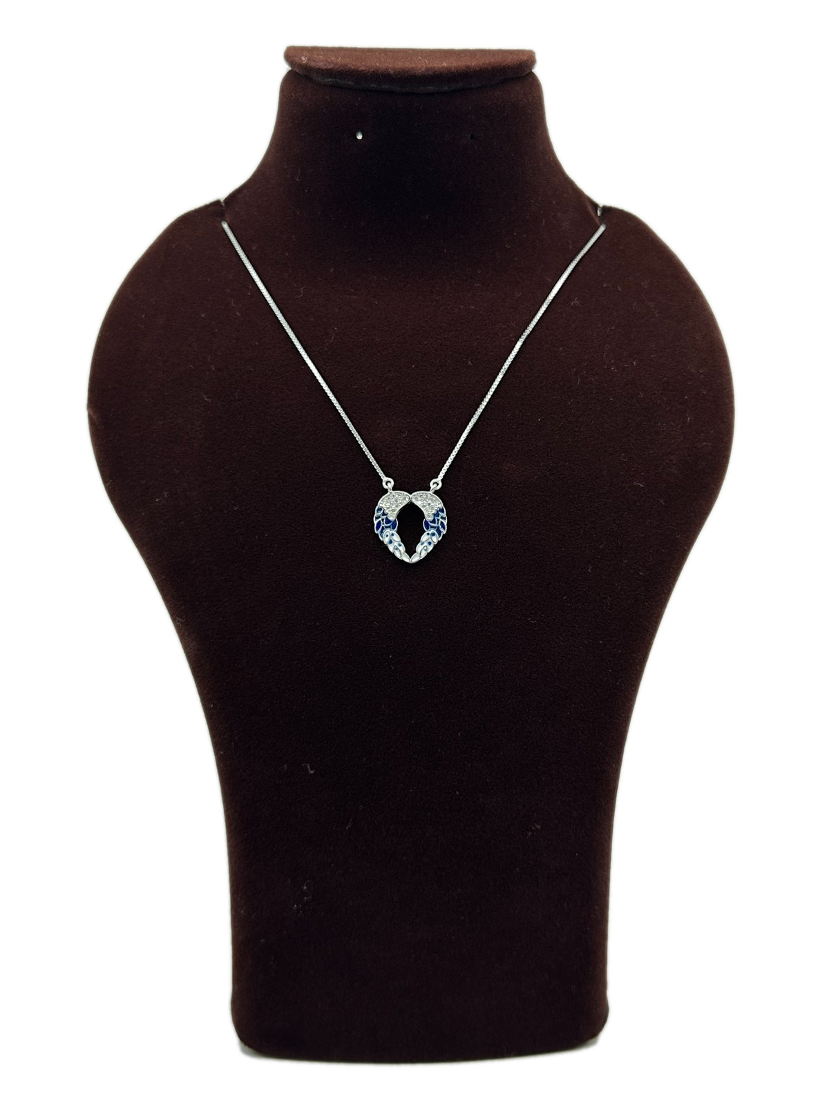 Aurelia Wings Enamel Necklace 🧚‍♀️💙🤍✨