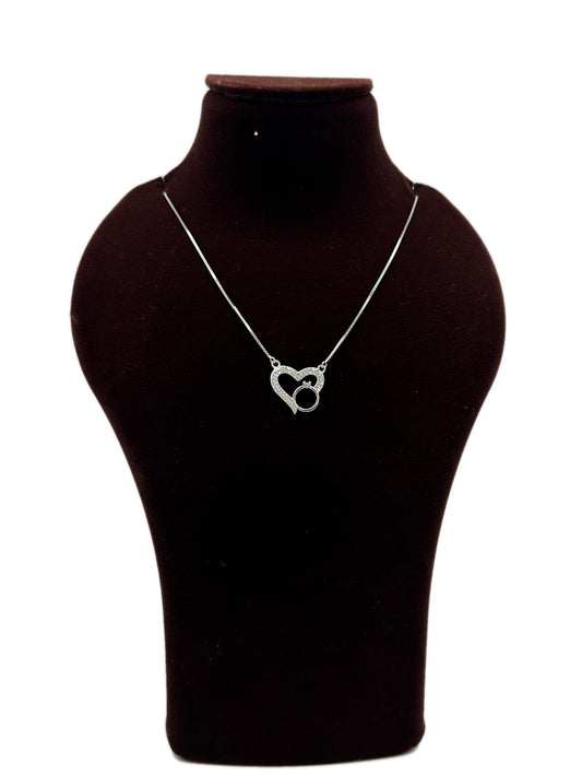 ❤️💍✨ Evera Ringheart Swarovski 925 Silver Necklace ✨💎