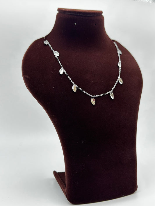 🍃✨ Leafora Charm 925 Silver Necklace ✨💎
