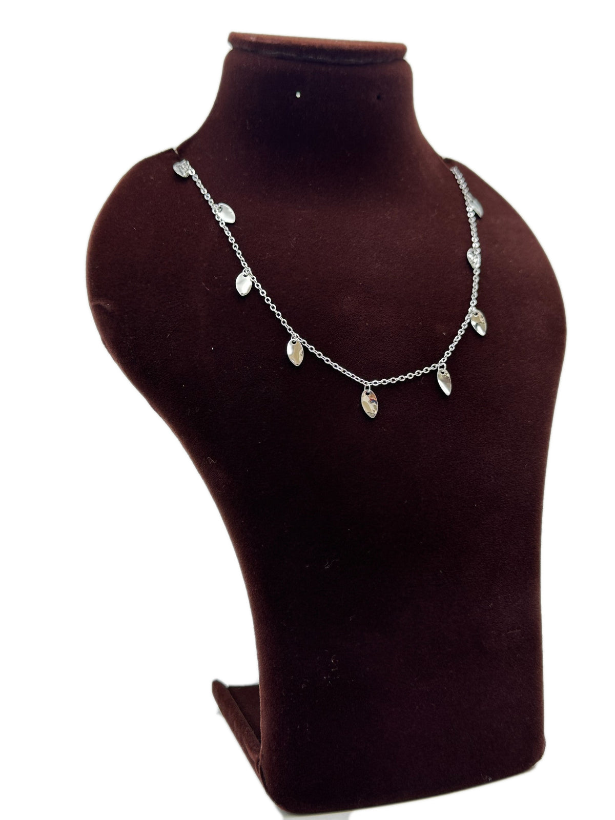 🍃✨ Leafora Charm 925 Silver Necklace ✨💎