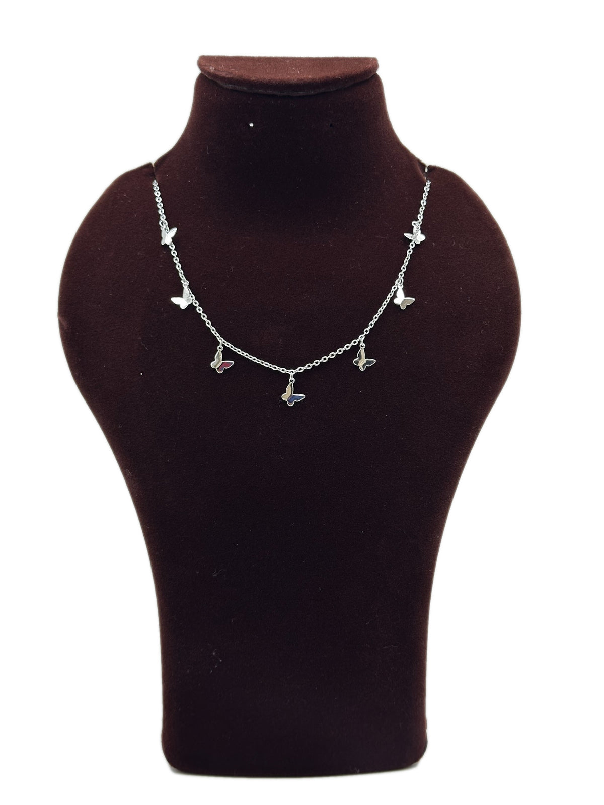 🦋✨ Maripelle Charm 925 Silver Butterfly Necklace ✨💎