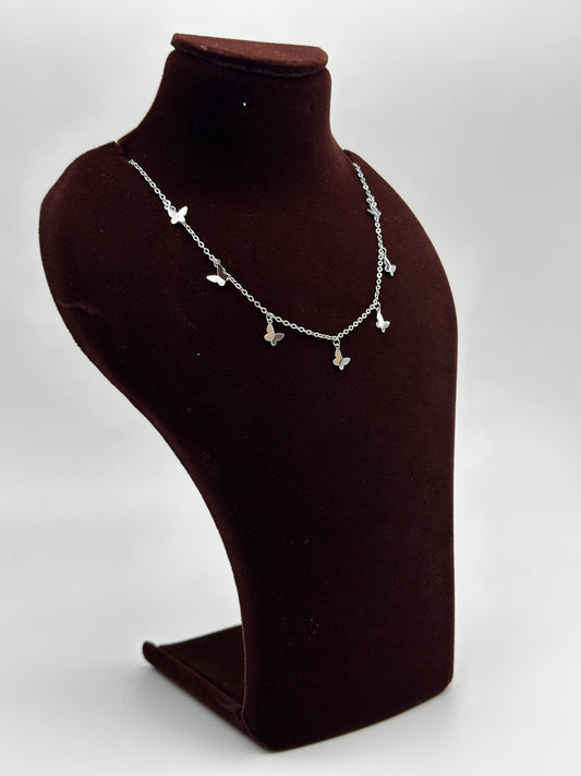 🦋✨ Maripelle Charm 925 Silver Butterfly Necklace ✨💎